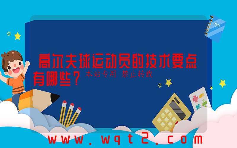 高尔夫球运动员的技术要点有哪些?