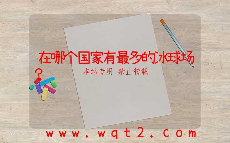 在哪个国家有最多的冰球场?